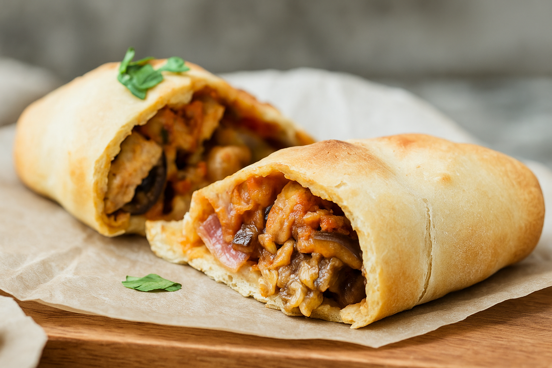 🫶 Mini calzone maison aux légumes de saison !