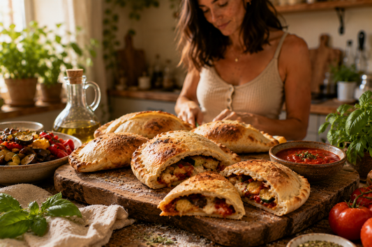 🥟 Mini calzone maison aux légumes de saison