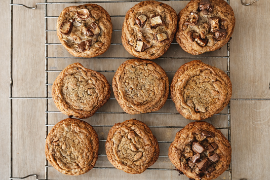 Cookies au chocolat noir et noix de pécan croustifondant 🍫