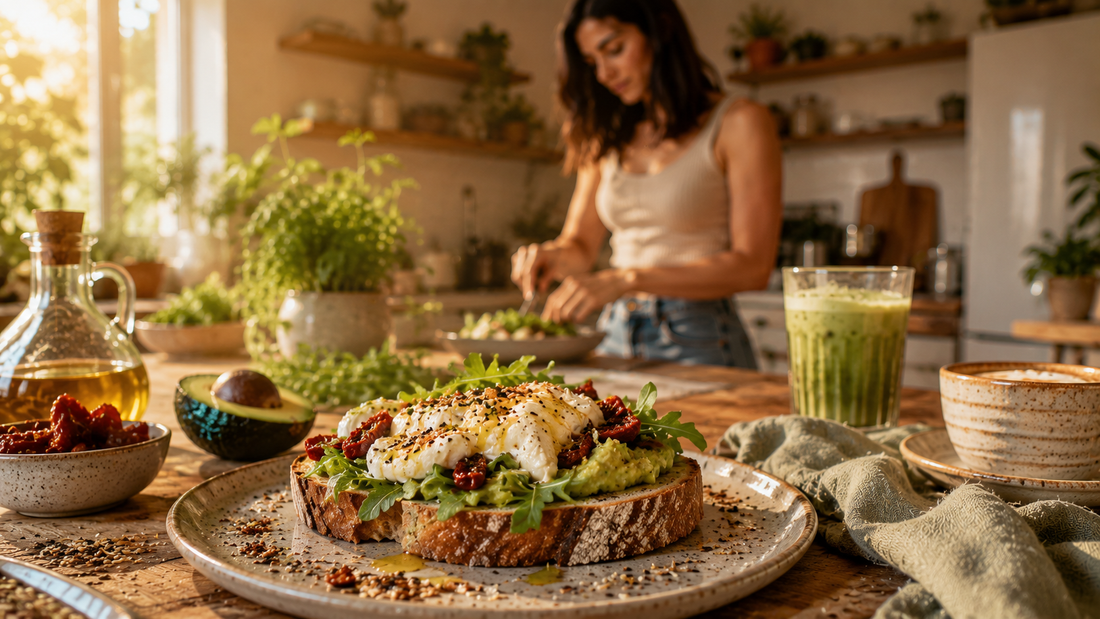 🌿 Tartine avocat & burrata : le repas simple qui fait vraiment plaisir