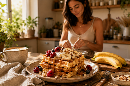🧇 Gaufres moelleuses à la banane : la recette réconfortante et naturellement sucrée