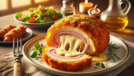 Cordon bleu maison croustillant et gourmand  🌟